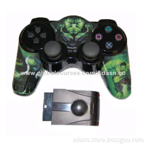 PS2 wireless gamepad with water printing, for different photos